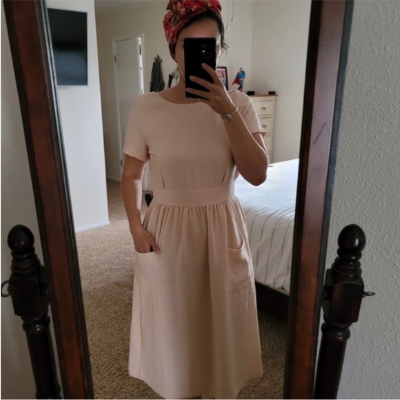 Sézane Sezane Odalie Dress Rosy Beige FR 36 / US 4 - Picture 8 of 10